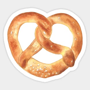 Pretzel with sea salt Sticker